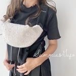 送料込！レースフラワー首回りカバー単品【ベビービョルンオリジナル＆ミニ】move/ハーモニー対応♡