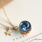 ガラスの☆Celestial globe〈天球儀〉ネックレス/宇宙