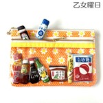＜ままごとクラブ＞きせかえ調味料のポーチＤＸお花柄（ネオンオレンジ）
