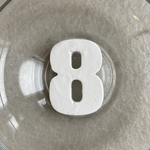 数字の8のアロマストーン白
