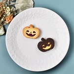 ハロウィンクッキークリームサンドのブローチ/ヘアゴム