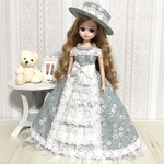 【送料無料】リカちゃん♡ドレス♡帽子セット