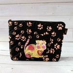 現品のみ★LoralieHarris♪ printのポーチ猫