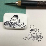 【受注生産】にわとりかあさんのキャベセンはんこ