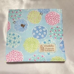 【送料無料】大判6重ふんわ〜りダブルガーゼのハンカチ　ヒツジ　ブルー