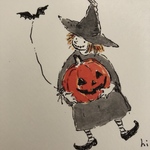 ハロウィンポストカード🎃3枚セット