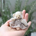 08mao様オーダー品　ミニチュアテディベア  ピーナッツ　ワンピース