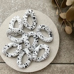 6pcs Handmade* 資材 B21-123 Painted pendant