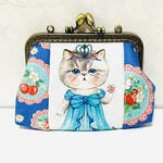 手のひらサイズ　がま口ポーチ　コヤンイサムチョン　ルミちゃん