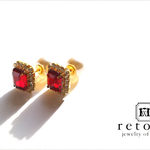 in bridal of dress bijoux pierce -red-