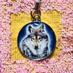 オオカミストラップ（シルバー紐）［minneのみ販売］