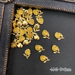 M41 小さな一輪の薔薇 メタルパーツ ネイル レジン 9×6mm 12個