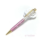 コットンパールボールペン《 stylo-bille / rose 》