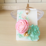 アロマワックスサシェ☆pink×mint green