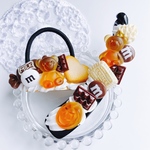 CANDY POP  chocolate  2点セット　お菓子のバナナクリップ＆ヘアゴム  スイーツデコ  フェイクスイーツ