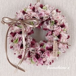 布リース♡ファブリックリース(秋桜)