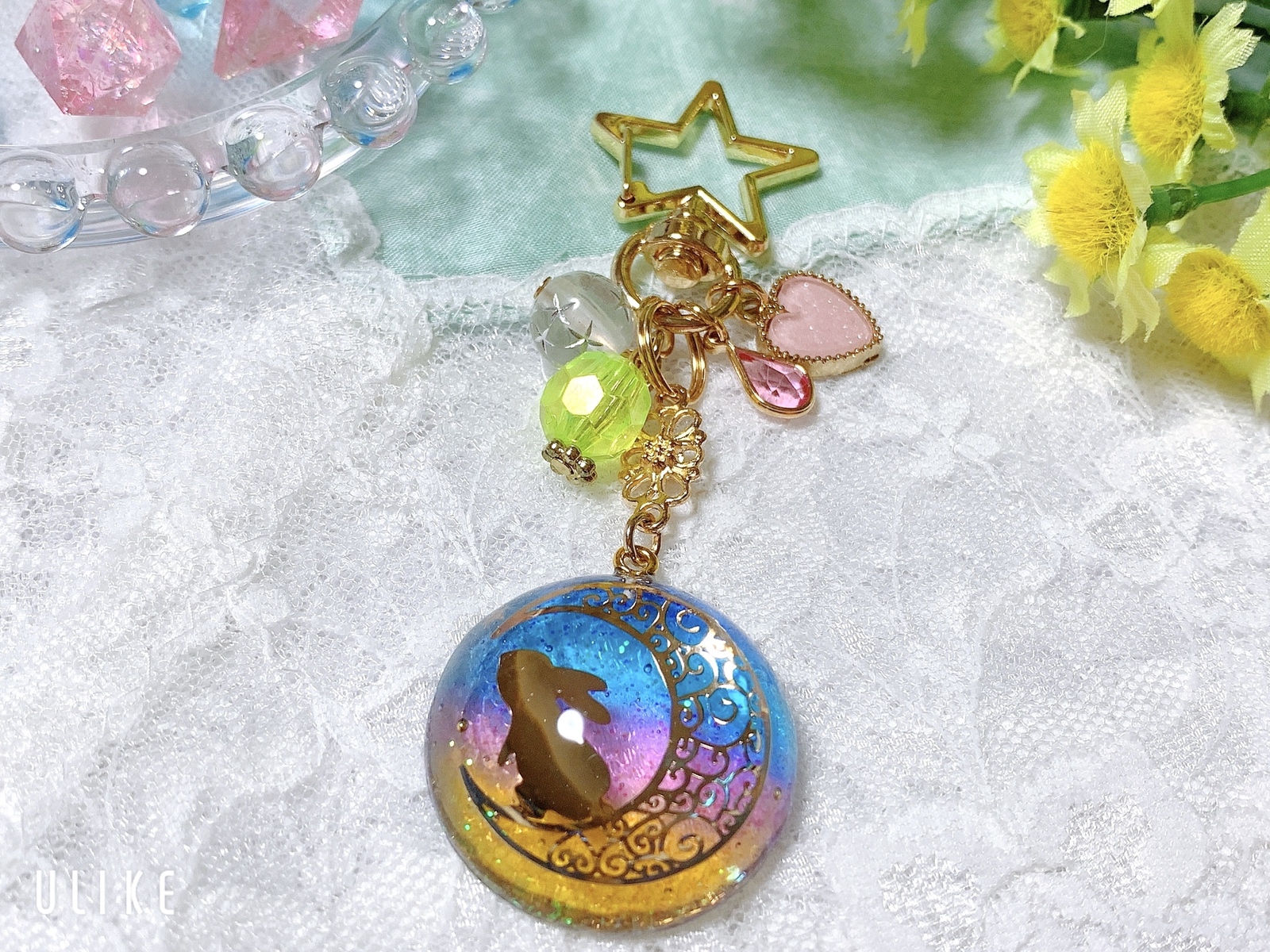 桜ヘアゴム レジン ハンドメイド - KIRARA-777'S GALLERY