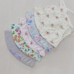 【送料無料】お買い得5枚セット/プリント柄しっかりカバータイプマスク（ガーゼなし）/女性用/M5019