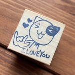 はんこ ハンコ かわいい イラスト キャラクター 先生 手話 手話はんこ 猫 ねこ にゃんこ あおたん 多様性 I Love You 愛してる 好き あおたん
