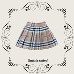 再販2【送料無料】ベージュチェックプリーツスカート【ブライス】【リカちゃん】【ブライスアウトフィット】【リカちゃん服】