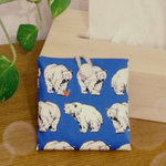 持ち運べるBOXティッシュケース♡  クマ