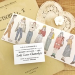  No.513 アンティークラベル風スタンプ　Lady