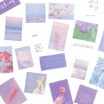 PET フレークシール 40枚set《purple》[F252]