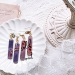 【週末特別価格】秋色お花のスティック ピアス/イヤリング