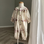 刺繍名入れ無料／mOmen-t・swag綿麻／ツーウェイオール／ロンパース／ベビー／新生児／出産祝い／長袖／名入れ／刺繍／お名前