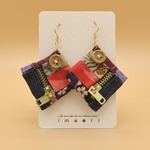 patchworkピアス（pattern.三）