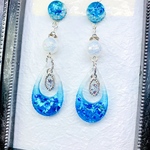 SALE꙳★*ﾟ海 深海 ホロ ピアス イヤリング