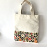 2/19 19時より再再販💓【petale tissu】コットン×フラワー刺繍トートバッグ