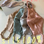 ☆新色入荷☆ 人気沸騰中！！　シルクマスク　美肌　シルク　100%  マスク　おしゃれ　可愛い♡  サテン