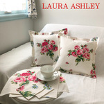 限定1点★LAURA ASHLEY クッションカバー・ティーマット・コースター6点セット バンチェットロージズ マルチ