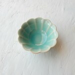 輪花小鉢(ブルー)　