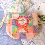 パッチワークポーチ(フルーツパフェ)