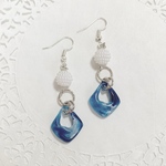 マーブル❤︎レジンピアス*･°