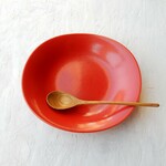 Pasta＆Curry＆Soup Plate(レッド)　
