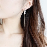 淡水パールチェーン◇ピアス