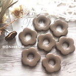 New【送料無料】フラワーフープ  穴あり  秋冬カラー  4pcs
