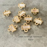 ８pcs★petit rectangle connector （レクタングルコネクター）