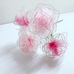 《専用ページです》アメリカンフラワー　ディップアート　バラ