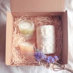 3D flower candle  ギフトBOX ボタニカルキャンドル　精油　アロマ　ギフト　プレゼント　結婚祝い