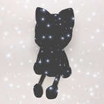 【ご予約品】可愛い黒ねこぴ【キーホルダー可】