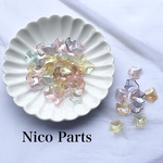 50pac✿︎花びら　オーロラ　チャーム　mix