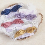 ✿︎フリルりぼんのカチューム✿︎　カチューム　フリル　リボン　サテン　キッズカチューシャ