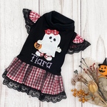 2021 ハロウィン ワンピース犬服 刺繍 アップリケ ネーム入れ