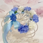 うさぎ♡花かんむり♡ブルー♡