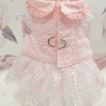 うさぎハーネス♡Sサイズ♡ピンク・総レースワンピース