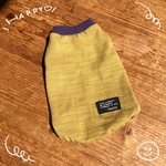 ハンドメイド✳︎犬服SSサイズ限定  タンクトップ  マスタード